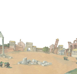 Иллюстрация к сказке Джанни Родари "Все началось с крокодила"