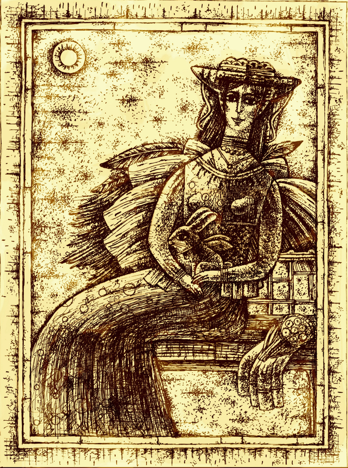 Феечка и ручной кролик