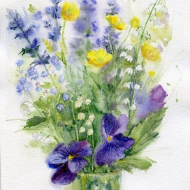 Букетик с ландышами