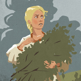 Иллюстрации к карельским народным рунам (песням)