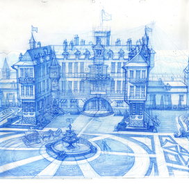 Разработка локации для мультфильма.