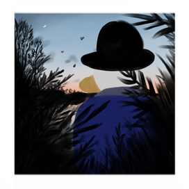 Утка на берегу озера