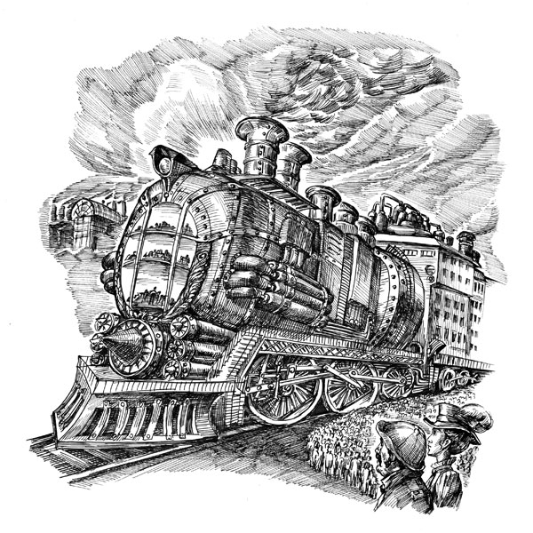 Викторианский паравоз