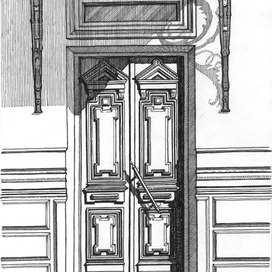 Дверь на улице Маросейка