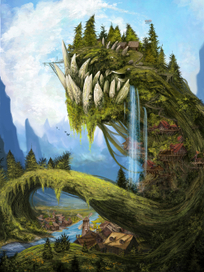 Монстр спокойный, растительный