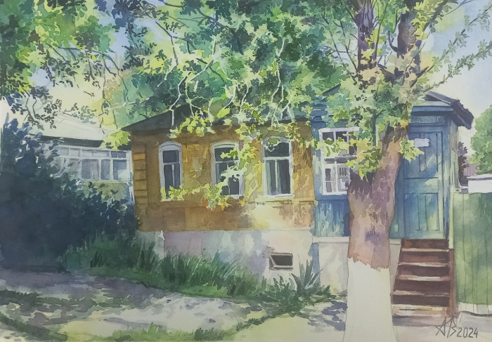 Август в городе Аксае 