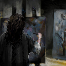 Яркие миры рисуем в мрачной мастерской