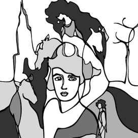 В чистом поле на просторе