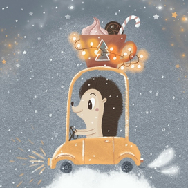 Новогодняя открытка 8