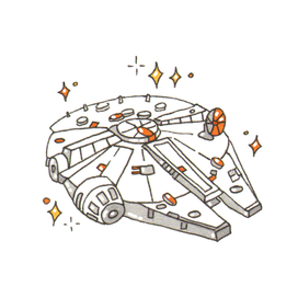 Сокол тысячелетия Звездные Войны | Millenium Falcon Star Wars 