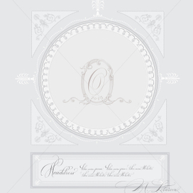 эскиз оформления презентационного проекта, вектор, каллиграфия