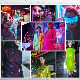Mood board: Neon Night