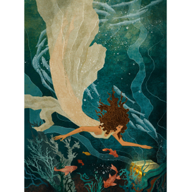 Иллюстрация для книги «Возвращение на путь героини» для издательства «Бомбора». 