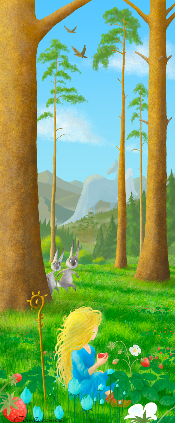 Июнь. Хозяйка леса ( или чьи в лесу шишки )