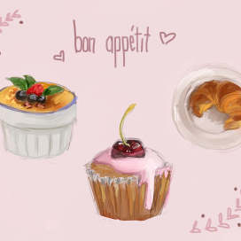 Скетч аппетитной выпечки