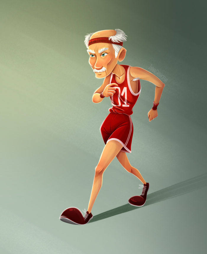 Спортивный дед