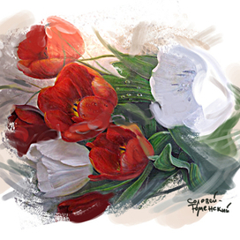 Эскиз настенной росписи