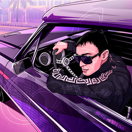 Портрет в стиле GTA