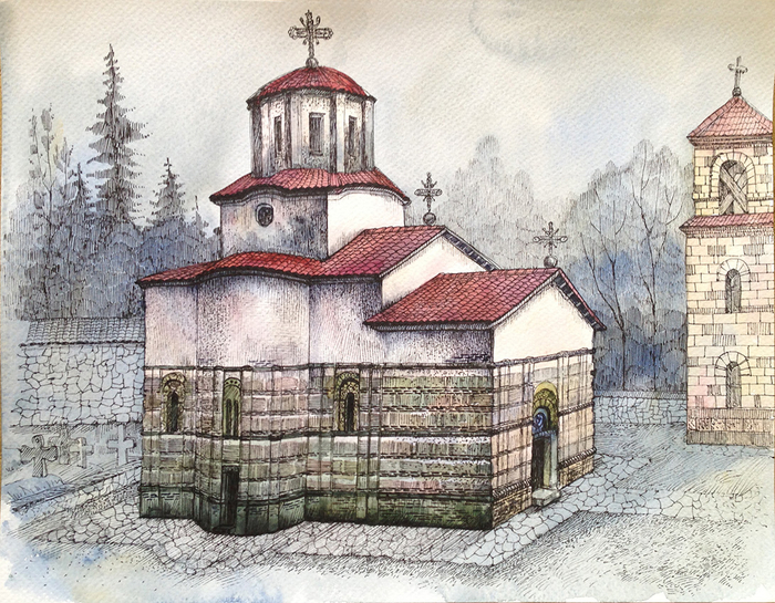 Монастырь Велуче, Сербия