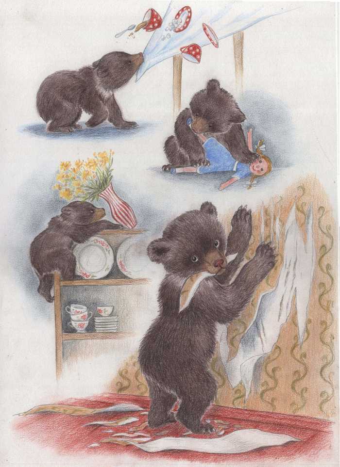 Забавный медвежонок