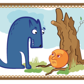 колобок и волк