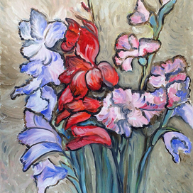 Гладиолусы