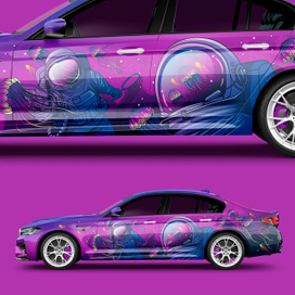Дизайн для оклейки авто
