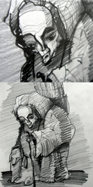 Скетчбук: персонаж для «Долгих дорог»