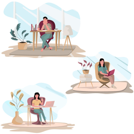 Работа дома