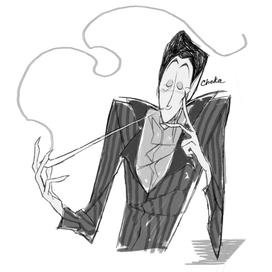 Вампир иллюстрация 