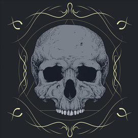 "Череп с узором"