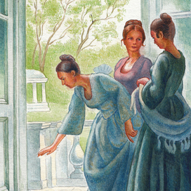 Иллюстрация к повести Тургенева Му-му