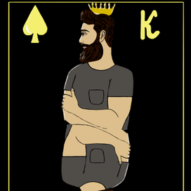 Игральная карта "Король"