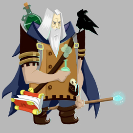 Алхимик( иллюстрация)