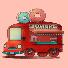 машина пончиков