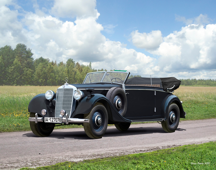 Mercedes-Benz 320 (W142) ( box art for ICM )