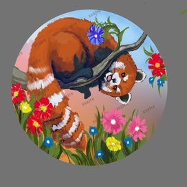 эскиз лого цветочного магазина