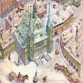 Сказка " Тыквенное семечко".  Ратуша