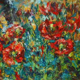 Красные маки