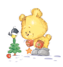 мишка с игрушкой