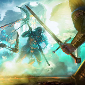 Бой с нечистью.  