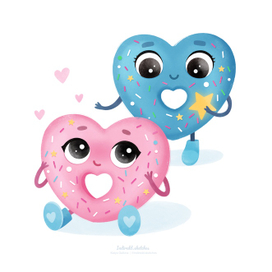 Влюблённые пончики