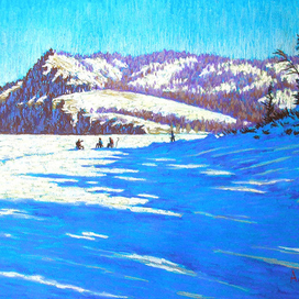 Зима в Жигулевских горах