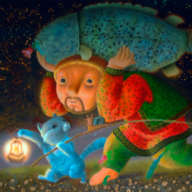 Дорогая, я несу домой большую рыбу