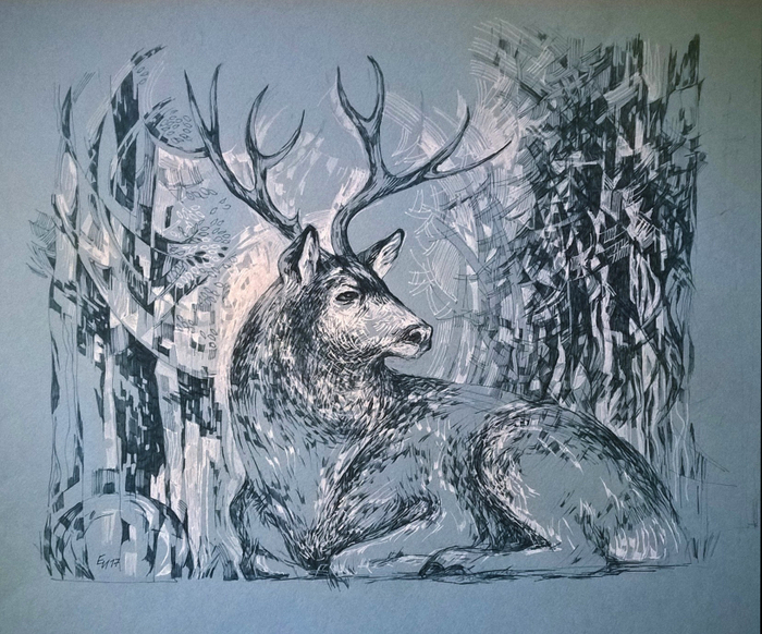 Олень (Отдых)