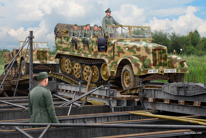 Sd. Kfz. 7 ( box art for Das Werk )