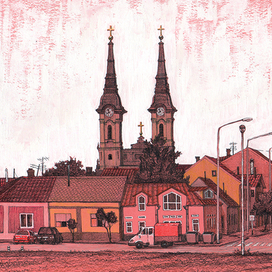 Панчево. Окраина города (Сербия)