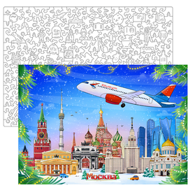 Пазл "Москва" для авиакомпании Азимут