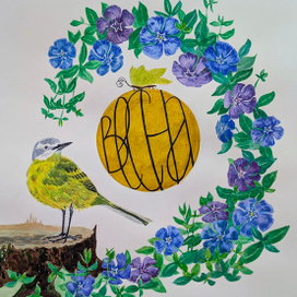 The little wagtail is waiting for spring