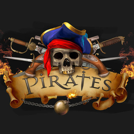 логотип для игры "Pirates"